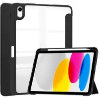 IMoshion Trifold Hardcase Bookcase voor de Apple iPad 11 (2025) 11 inch A16 / iPad 10 (2022) 10.9 inch - Zwart