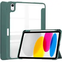 IMoshion Trifold Hardcase Bookcase voor de Apple iPad 11 (2025) 11 inch A16 / iPad 10 (2022) 10.9 inch - Groen