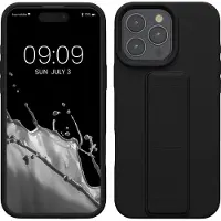 Kwmobile back cover voor smartphone - geschikt voor Apple iPhone 16 Pro Max - 1x beschermhoesje van kunststof - In zwart