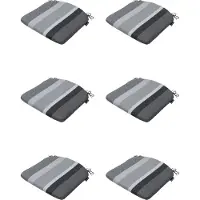 Madison - Zitkussen - Universeel - 6st - 46x48cm - Tomsen Grey - Grijs
