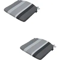 Madison - Zitkussen - Universeel - 2st - 46x48cm - Tomsen Grey - Grijs