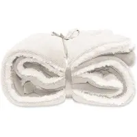 Unique living Plaid Lars XL 220x240cm dove white