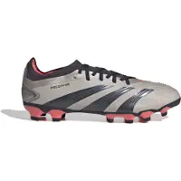 Adidas Predator Pro Gras / Kunstgras Voetbalschoenen (MG) Zilver Zwart Roze