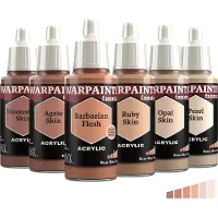 The Army Painter , Warpaints Fanatic Flexible Triad: Rose Skin Tones, 6 x 18 ml Acrylverf, Miniatuur Hobby Schilderen, Kwaliteitsverf voor Miniatuur Wargaming