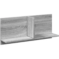 vidaXL Wandkast 70x16,5x30 cm bewerkt hout grijs sonoma eiken