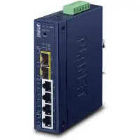 Planet Industrieel L2/L4, Managed, L2/L4, Gigabit Ethernet (10/100/1000), Vollduplex, geschikt voor wandmontage