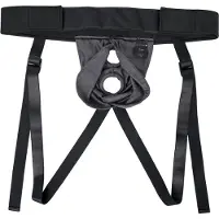 Gender X - Double Rider - Strapon harnas met vibrerende vingerring