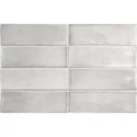 Jabo Premium Koko wandtegel 15x5cm lichtgrijs glans