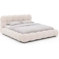 Goossens Gestoffeerd Bedframe Cloud, 180 x 210 cm