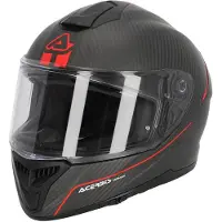 Acerbis Volledige helm Tarmak 22.06, carbon, zwart, rood, mat, maat XL