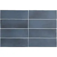 Jabo Premium Koko wandtegel 15x5cm donkerblauw mat