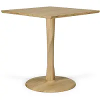 Ethnicraft Torsion eettafel eiken vierkant 70x70cm