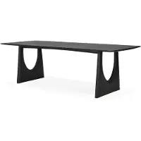 Ethnicraft Geometric eettafel eiken zwart