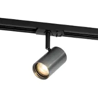 QAZQA Moderne spot gunmetal voor 1-fase railsysteem - Iconic Jeana