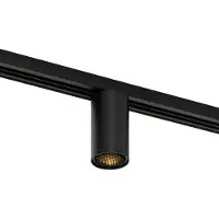 QAZQA Moderne zwarte spot voor 1-fase railsysteem GU10 50mm - Iconic Ruby Honey