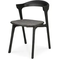 Ethnicraft Bok eetkamerstoel eiken zwart 50x54x76 cm