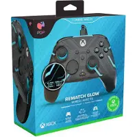 PDP Rematch Wired Controller Titan Steel GLOW Xbox