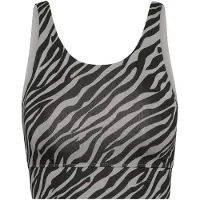Hey Honey - Women's Bustier Zebra - Sportbeha XS, grijs