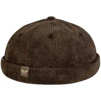 REELL Docker Cap Dark Brown Cord | Dark Brown Cord / One Size Fits Most