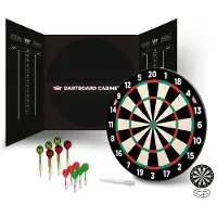Bulls Magnetic Paper Dartboard Kabinet Set