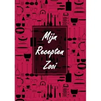Sans marque Receptenboek Invulboek - Blanco Recepten Notitieboek Om Zelf in te Vullen - "Mijn Recepten Zooi"