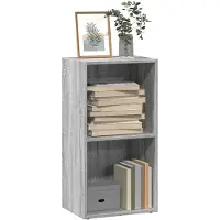 vidaXL Boekenkast 40x30x77 cm bewerkt hout grijs sonoma eikenkleurig