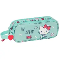 Safta Pennenetui met 2 vakken Hello Kitty Sea lovers Turkoois 21 x 8 x 6 cm