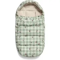 Garbo&Friends Prune Check Voetenzak - Kinderdekbedovertrekken & lakens Gerecycled Polyester Green - GF31680229-7100-641GL