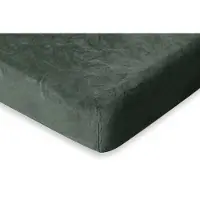 Eleganzzz Hoeslaken Flanel Fleece 35cm Hoekhoogte - green 140x200cm