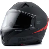 Blauer Naca NF01A helm, mat zwart/rood, maat XL (60/62)