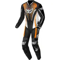 Berik RSF-TECH PRO Perforated Zwart Wit Oranje 1-Delig Motorpak Maat 56