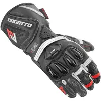 Bogotto Monza Geperforeerde Zwart Rood Wit Handschoenen Maat 2XL