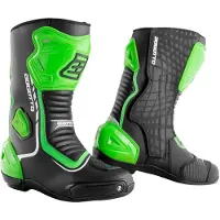 Bogotto Race-X Motorlaarzen Zwart Groen Maat 46