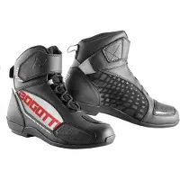 Bogotto GPX Motorschoenen Zwart Wit Rood Maat 45