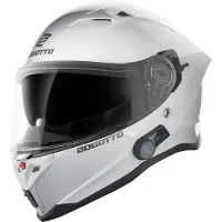 Bogotto H153 BT Wit Bluetooth Motorhelm Maat M