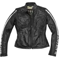 Black-Cafe London Toronto Dames motorfiets lederen jas