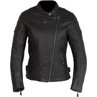 Merlin Bristol D3O Cafe Dames motorfiets lederen jas Maat