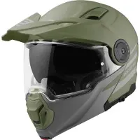 Bogotto FG-102 Duo Groen Fiberglas Systeemhelm Maat M
