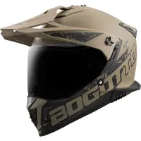 Bogotto FG-601 Duo Bruin Fiberglas Enduro Helm Maat L