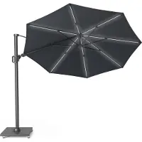Platinum Zweefparasol Challenger T2 Glow Anthracite Ø350 cm