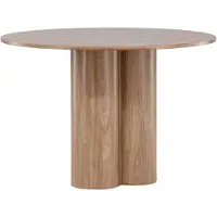 Venture Home Olivia eetkamertafel Ø110 cm mocca.