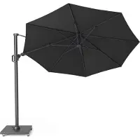 Platinum Hangparasol Challenger T2 Premium aluminium Diameter 3,5 m faded black