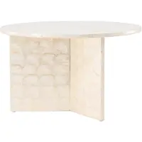 Ebuy24 Smögen salontafel Ø70cm beige.