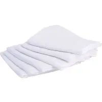 DOMIVA Muslin Domiva Witte 6-Pack Baby Swaddles - 70 x 70 cm