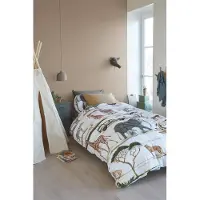 Beddinghouse Dekbedovertrek Jeep Safari Natural Katoen-120 x 150 cm | Kinder