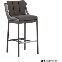 Apple Bee Bijou Barstoel 55x60x110 cm antraciet