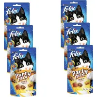Felix Party Mix Original - Kattensnack - 6 x Vlees 60 g