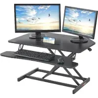 Famanu verstelbaar bureau – Ergonomisch zitten en staan, hoogte verstelbaar van 14 tot 51 cm