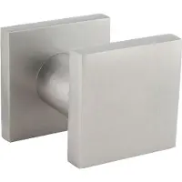Intersteel voordeurknop vierkant 60x60mm éénzijdige montage - aluminium