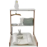 Vertbaudet Luiertafel voor aan de muur. naturlijk/wit